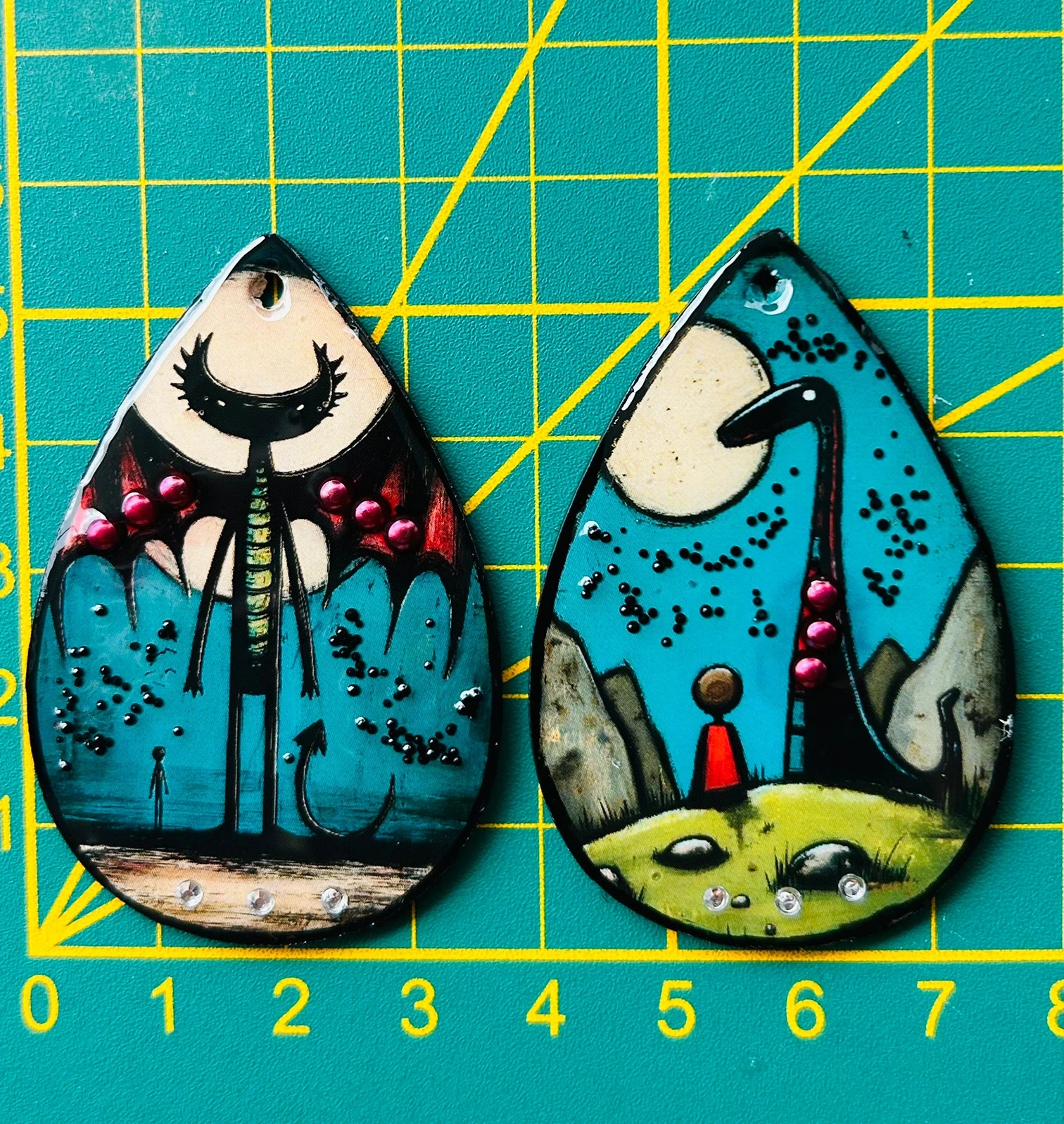 Par de pingentes estilo gótico / Tim Burton – photo 4